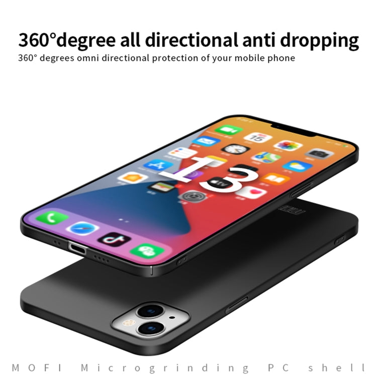For iPhone 13 mini  MOFI Frosted PC Ultra-thin Hard Case(Red) - HoMEdemic™ 