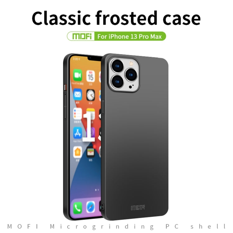 For iPhone 13 Pro Max  MOFI Frosted PC Ultra-thin Hard Case(Rose Gold) - HoMEdemic™ 