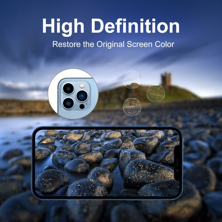 For iPhone 13 Pro / 13 Pro Max 1 Set ENKAY Hat-Prince Case Friendly Tempered Glass Camera Lens Film Anti-Scratch Protector - HoMEdemic™ 