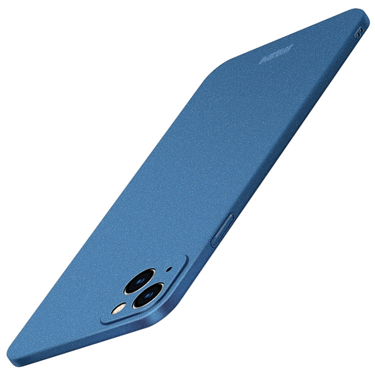 For iPhone 13 MOFI Fandun Series Frosted PC Ultra-thin All-inclusive Protective Case(Blue) - HoMEdemic™ 
