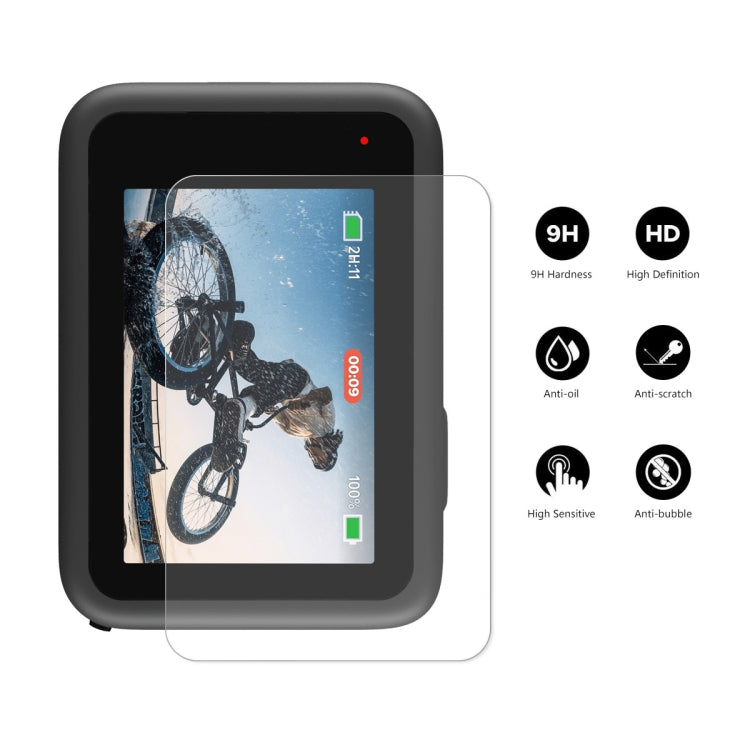2 PCS ENKAY Hat-Prince 3 in 1 Front + Back 0.2mm Tempered Glass Screen Protector Camera Film For GoPro HERO 10 Black - HoMEdemic™ 