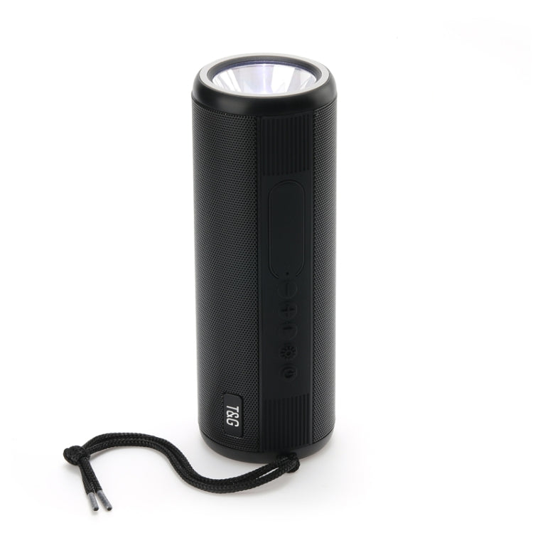 T&G TG635 Portable Outdoor Waterproof Bluetooth Speaker with Flashlight Function(Black) - HoMEdemic™ 