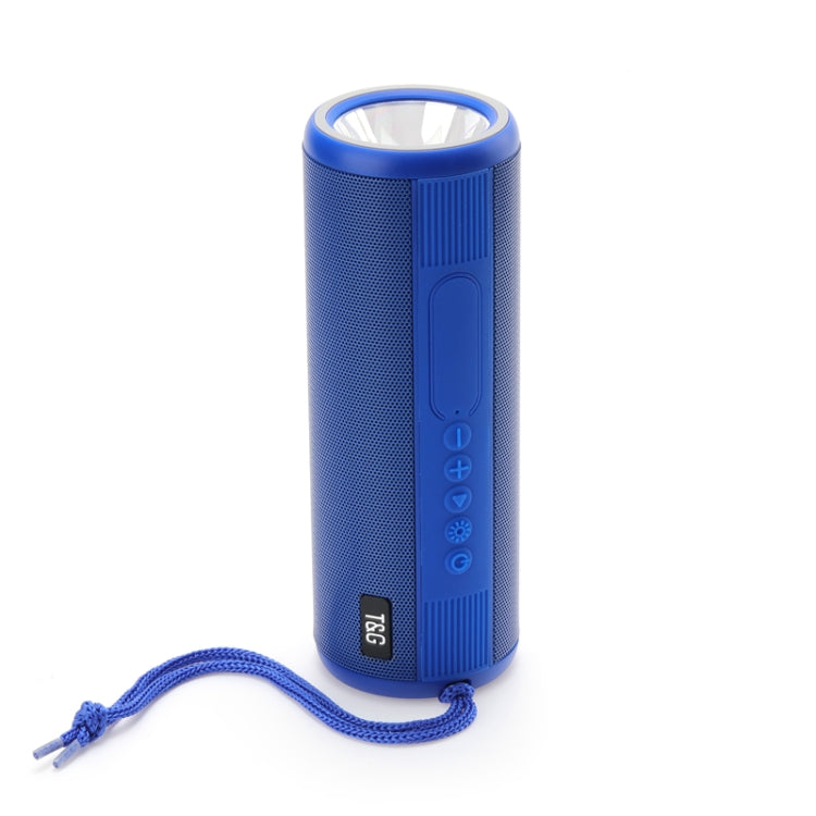 T&G TG635 Portable Outdoor Waterproof Bluetooth Speaker with Flashlight Function(Blue) - HoMEdemic™ 