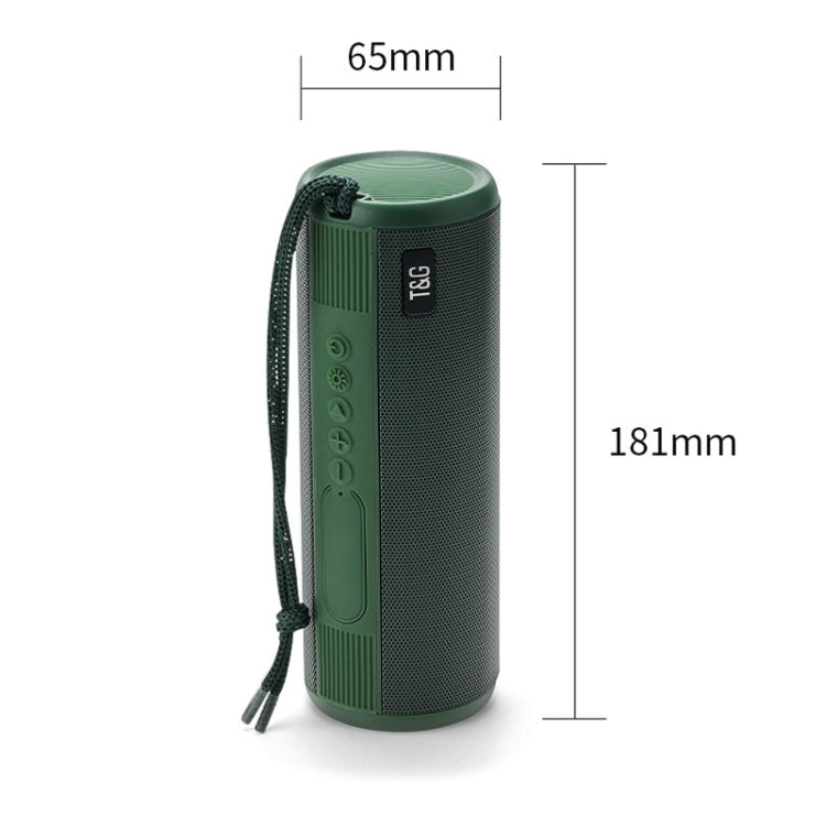 T&G TG635 Portable Outdoor Waterproof Bluetooth Speaker with Flashlight Function(Red) - HoMEdemic™ 
