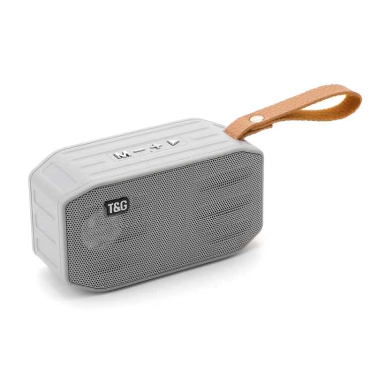 T&G TG296 Portable Wireless Bluetooth 5.0 Speaker Support TF Card / FM / 3.5mm AUX / U-Disk / Hands-free(Gray) - HoMEdemic™ 