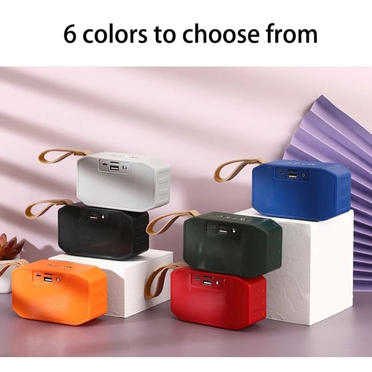 T&G TG296 Portable Wireless Bluetooth 5.0 Speaker Support TF Card / FM / 3.5mm AUX / U-Disk / Hands-free(Red) - HoMEdemic™ 