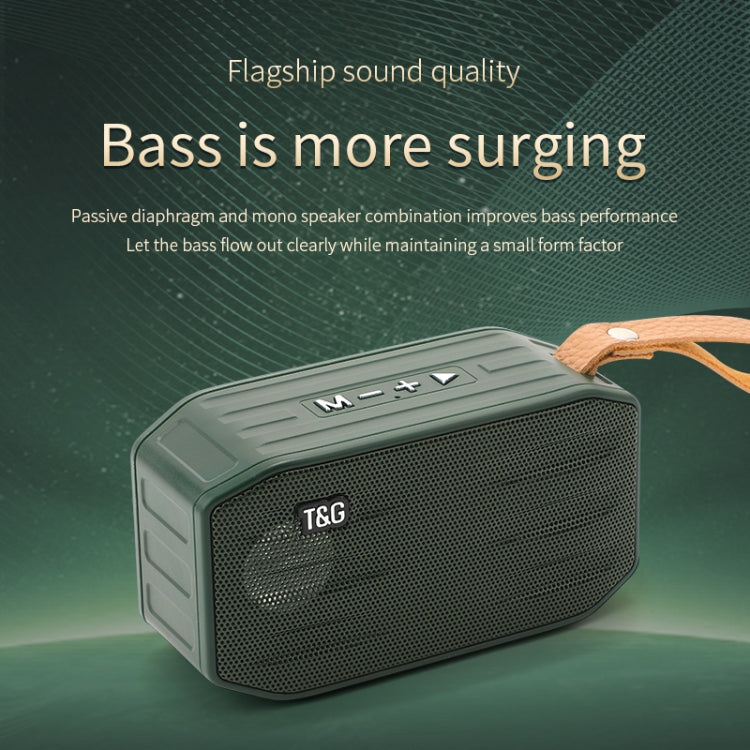 T&G TG296 Portable Wireless Bluetooth 5.0 Speaker Support TF Card / FM / 3.5mm AUX / U-Disk / Hands-free(Red) - HoMEdemic™ 