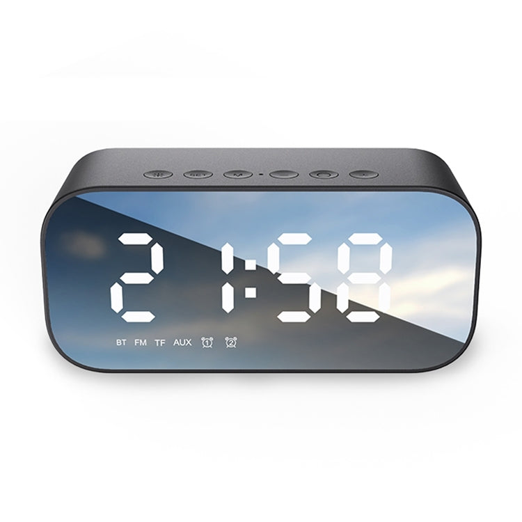 AEC BT518 Portable Wireless Bluetooth Speaker LED Alarm Clock Support AUX / TF Card / FM - HoMEdemic™ 