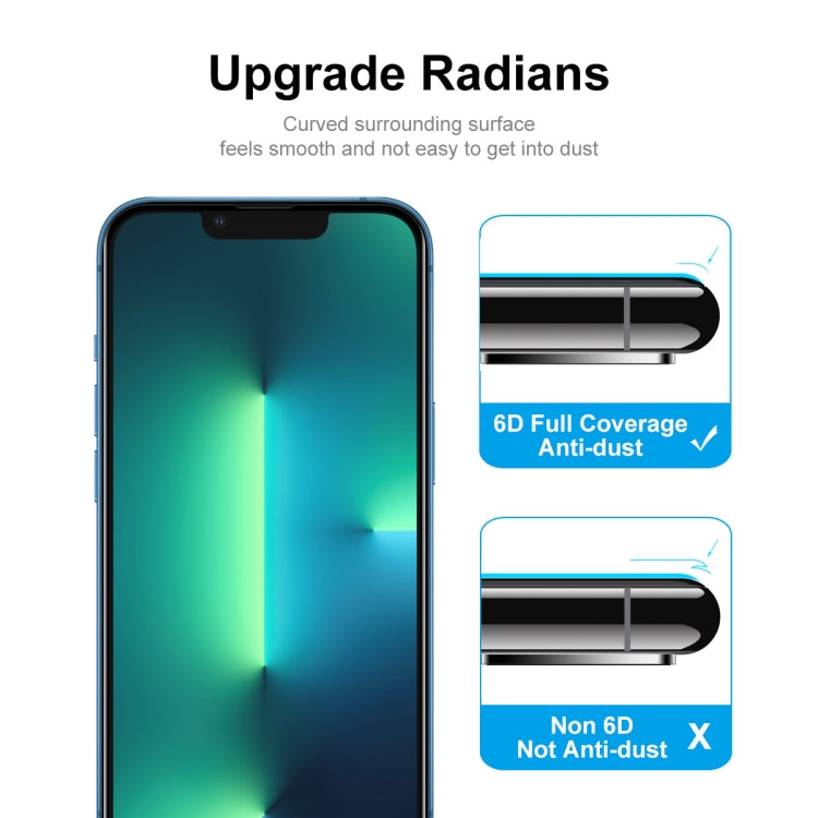 For iPhone 13 mini 1pcs ENKAY Hat-Prince Full Glue Tempered Glass 6D Full Coverage Anti-scratch Protector - HoMEdemic™ 