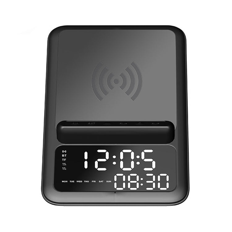 AEC BT512 Multifunctional Bluetooth Speaker 10W Wireless Charger LED Desktop Electronic Alarm Clock - HoMEdemic™ 