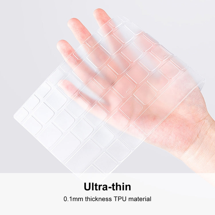 ENKAY Ultra Thin Soft TPU Laptop Keyboard Protector Film For MacBook Air 13.6 2022/2024 A2681 (M2) / A3113 (M3), Version:US Version - HoMEdemic™ 