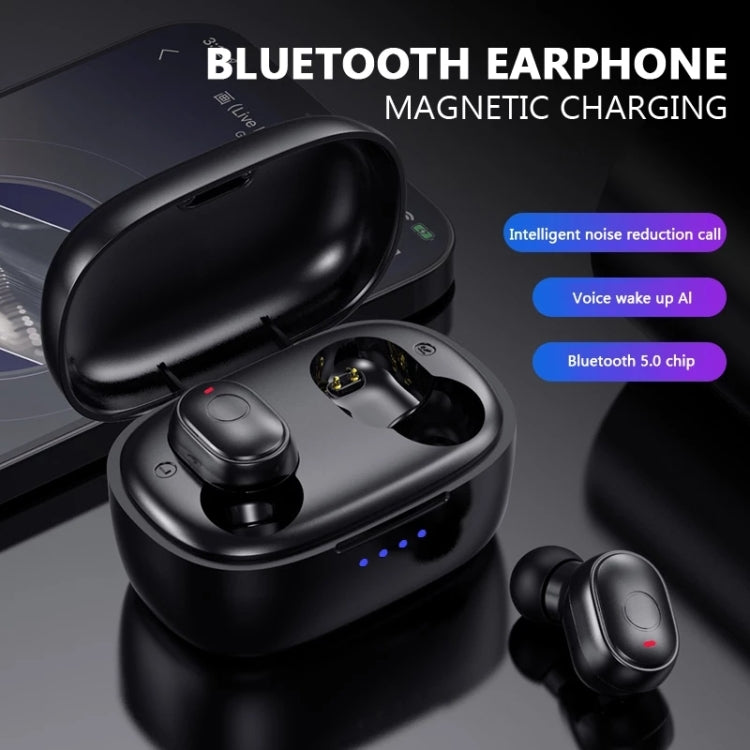T&G TG911 Bluetooth V5.1 Sport Waterproof Mini Touch-Control Noise Cancelling Earphones(Black) - HoMEdemic™ 