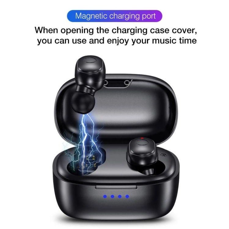T&G TG911 Bluetooth V5.1 Sport Waterproof Mini Touch-Control Noise Cancelling Earphones(Black) - HoMEdemic™ 