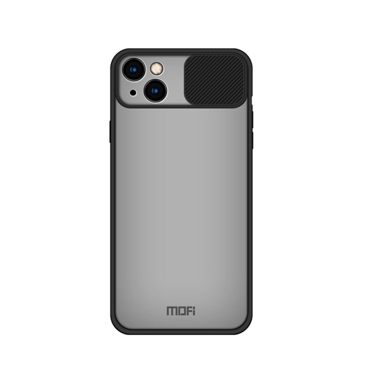 For iPhone 13 MOFI Translucent Frosted PC + TPU Phone Case(Black) - HoMEdemic™ 