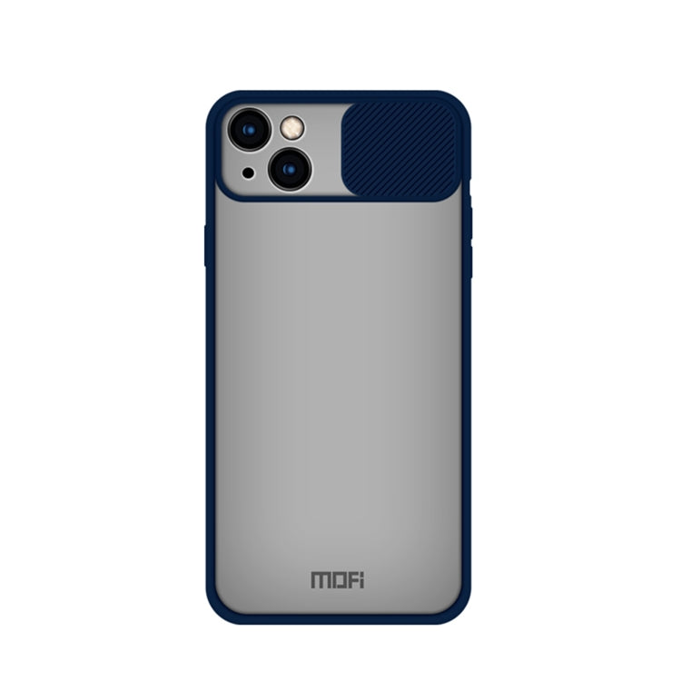 For iPhone 13 MOFI Translucent Frosted PC + TPU Phone Case(Blue) - HoMEdemic™ 