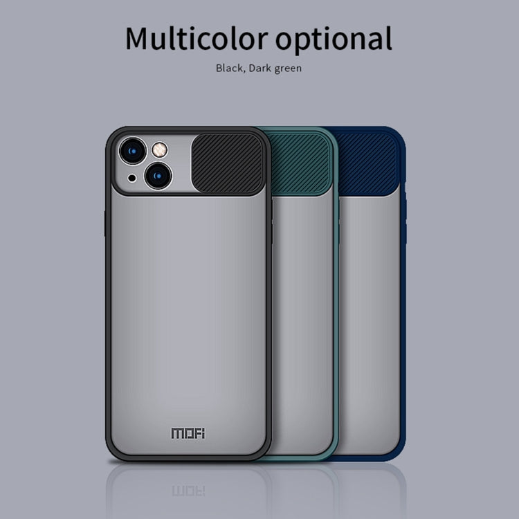 For iPhone 13 MOFI Translucent Frosted PC + TPU Phone Case(Blue) - HoMEdemic™ 