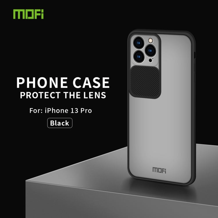For iPhone 13 Pro MOFI Translucent Frosted PC + TPU Phone Case(Black) - HoMEdemic™ 