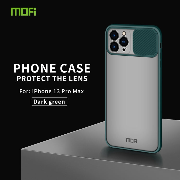 For iPhone 13 Pro Max MOFI Translucent Frosted PC + TPU Phone Case(Green) - HoMEdemic™ 