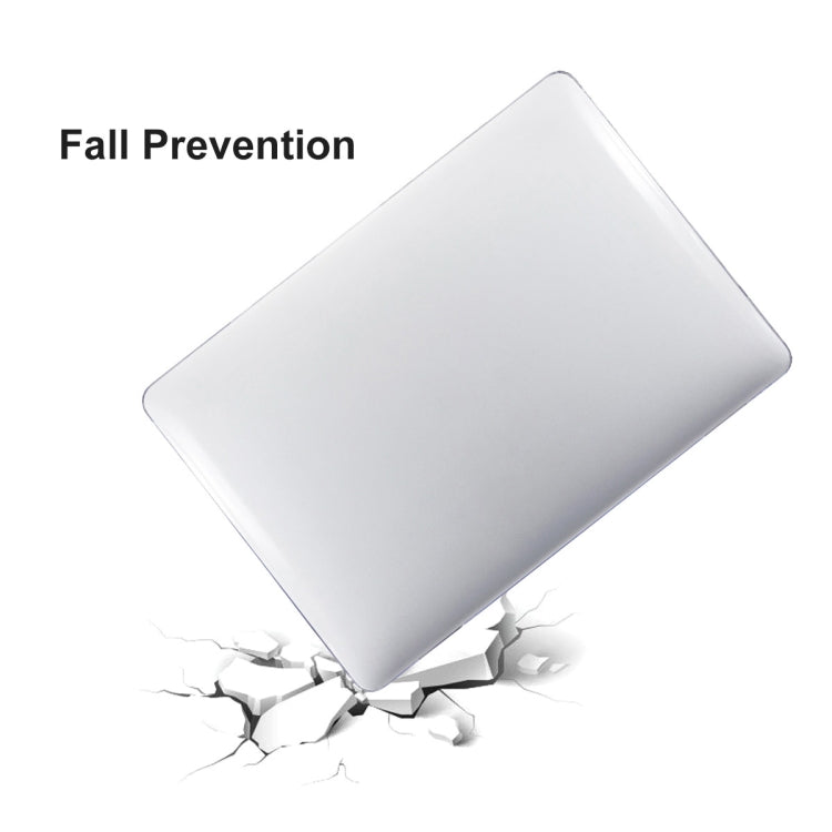 ENKAY Hat-Prince 3 in 1 Crystal Laptop Protective Case + TPU Keyboard Film + Anti-dust Plugs Set for MacBook Pro 14.2 inch A2442 2021, Version:EU Version(Transparent) - HoMEdemic™ 