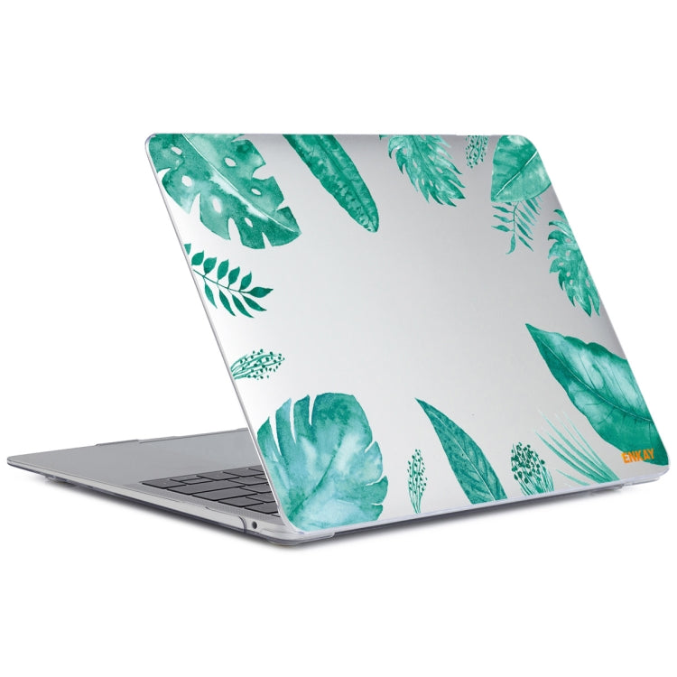For MacBook Air 13.3 inch A2179 / A2337 ENKAY Hat-Prince Forest Series Pattern Laotop Protective Crystal Case(Green Leaf Pattern) - HoMEdemic™ 
