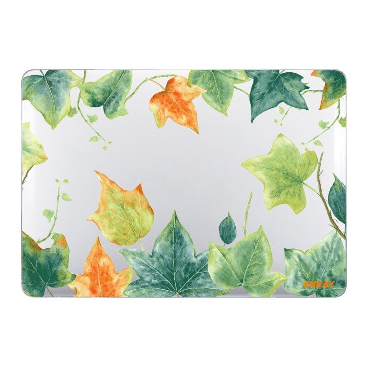 ENKAY Hat-Prince Forest Series Pattern Laotop Protective Crystal Case for MacBook Air 13.3 inch A1932 2018(Ivy Leaf Pattern) - HoMEdemic™ 