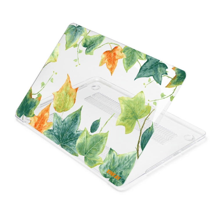 ENKAY Hat-Prince Forest Series Pattern Laotop Protective Crystal Case for MacBook Air 13.3 inch A1932 2018(Ivy Leaf Pattern) - HoMEdemic™ 