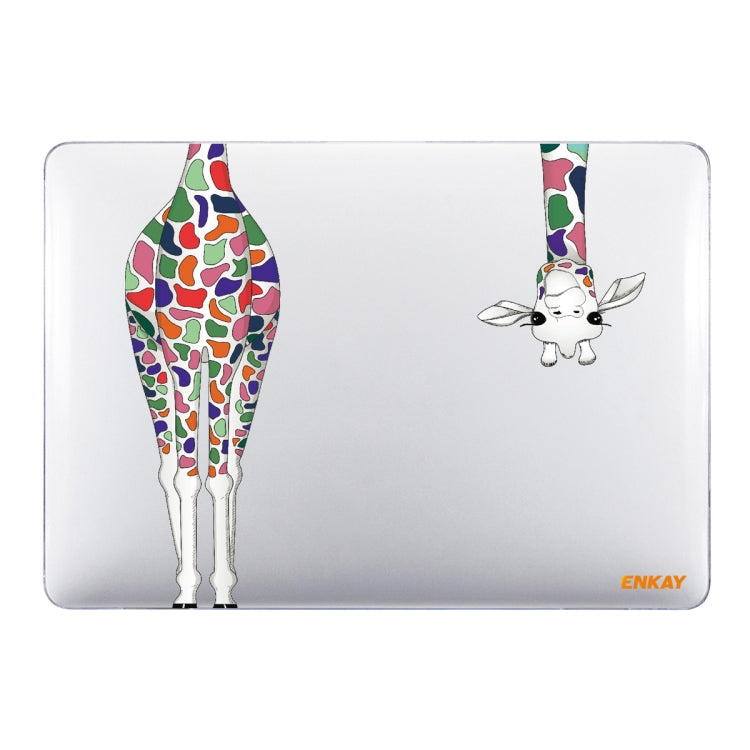 ENKAY Hat-Prince Forest Series Pattern Laotop Protective Crystal Case for MacBook Air 13.3 inch A1932 2018(Giraffe Pattern) - HoMEdemic™ 
