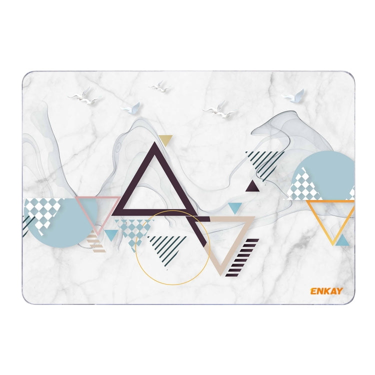 ENKAY Hat-Prince Geometry Pattern Laotop Protective Crystal Case for MacBook Air 13.3 inch A1932 2018(Geometry No.4) - HoMEdemic™ 