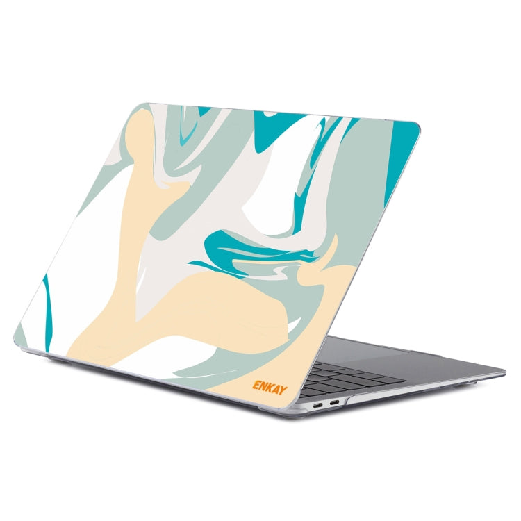 ENKAY Hat-Prince Geometry Pattern Laotop Protective Crystal Case for MacBook Air 13.3 inch A1932 2018(Geometry No.6) - HoMEdemic™ 