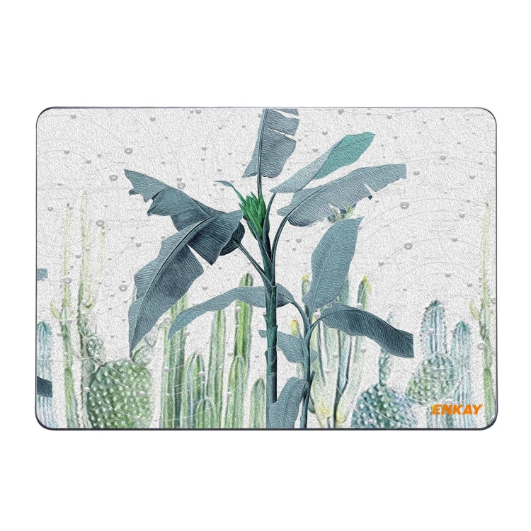 For MacBook Air 13.3 inch A1932 2018 ENKAY Hat-Prince Natural Series Laotop Protective Crystal Case(Banana Leaves) - HoMEdemic™ 