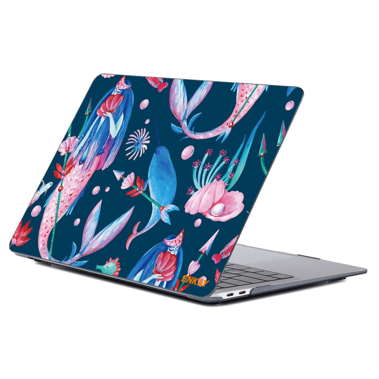 For MacBook Air 13.3 inch A1932 2018 ENKAY Hat-Prince Natural Series Laotop Protective Crystal Case(Mermaid) - HoMEdemic™ 