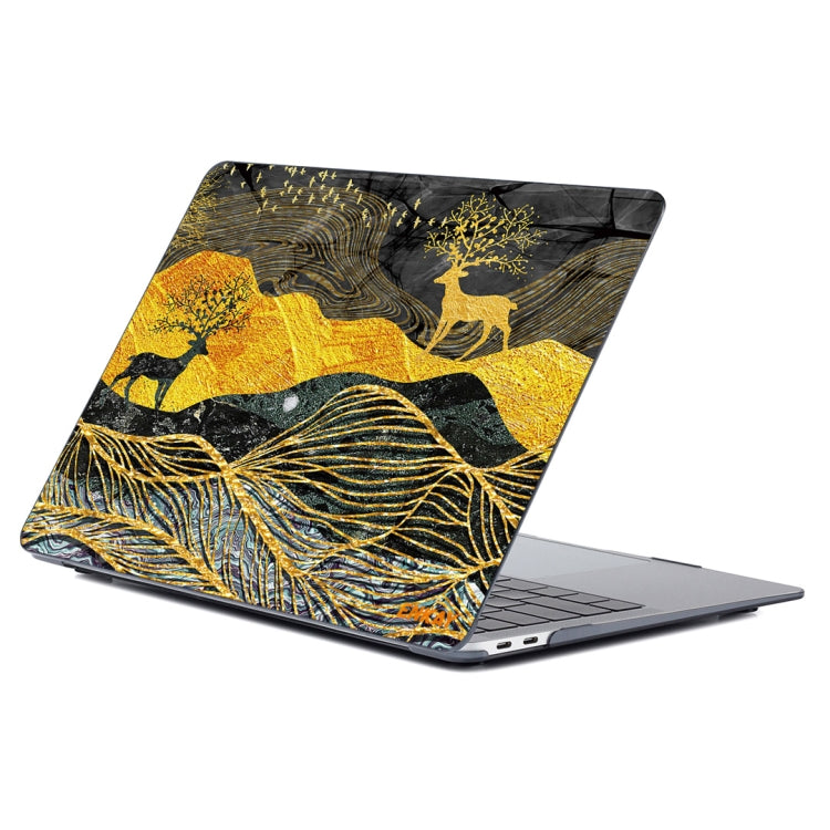For MacBook Air 13.3 inch A1932 2018 ENKAY Hat-Prince Natural Series Laotop Protective Crystal Case(Elk) - HoMEdemic™ 