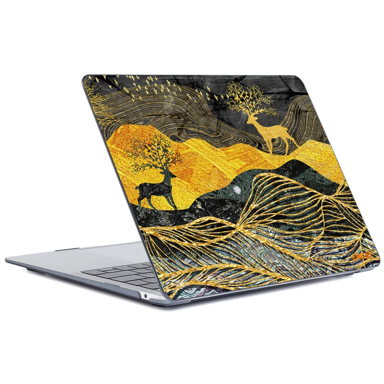 For MacBook Air 13.3 inch A1932 2018 ENKAY Hat-Prince Natural Series Laotop Protective Crystal Case(Elk) - HoMEdemic™ 
