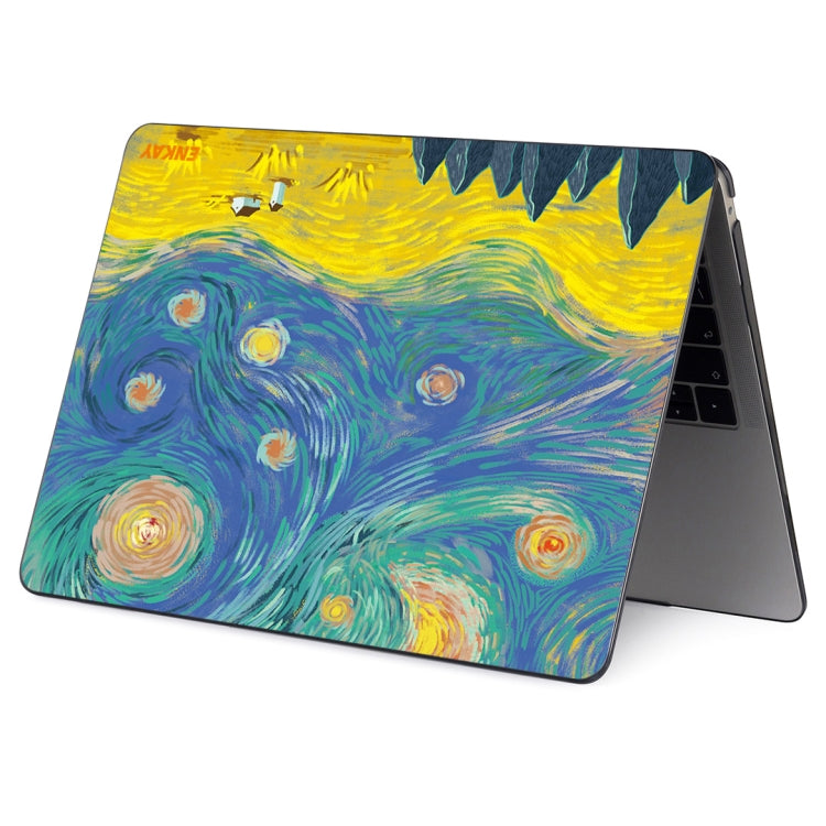 For MacBook Air 13.3 inch A1932 2018 ENKAY Hat-Prince Natural Series Laotop Protective Crystal Case(Field) - HoMEdemic™ 