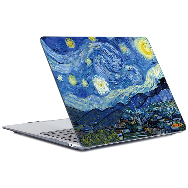 For MacBook Air 13.3 inch A1932 2018 ENKAY Hat-Prince Natural Series Laotop Protective Crystal Case(Starry Night) - HoMEdemic™ 