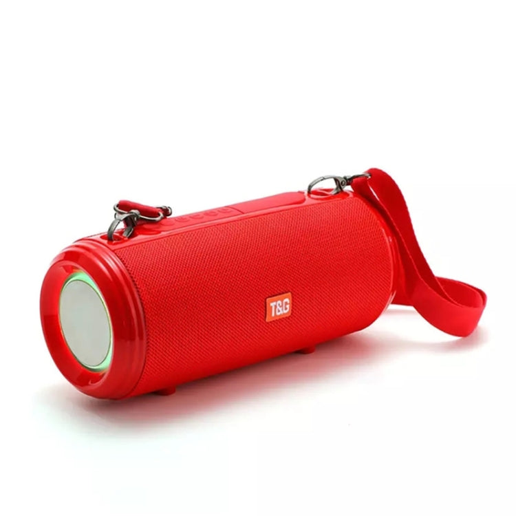 T&G TG537 RGB Light Portable Waterproof Bluetooth Speaker Supports FM / TF Card(Red) - HoMEdemic™ 