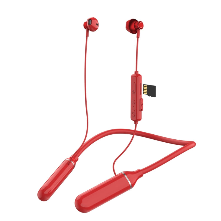 K1688 Neck-mounted Noise Cancelling IPX5 Sports Bluetooth Headphone(Red) - HoMEdemic™ 