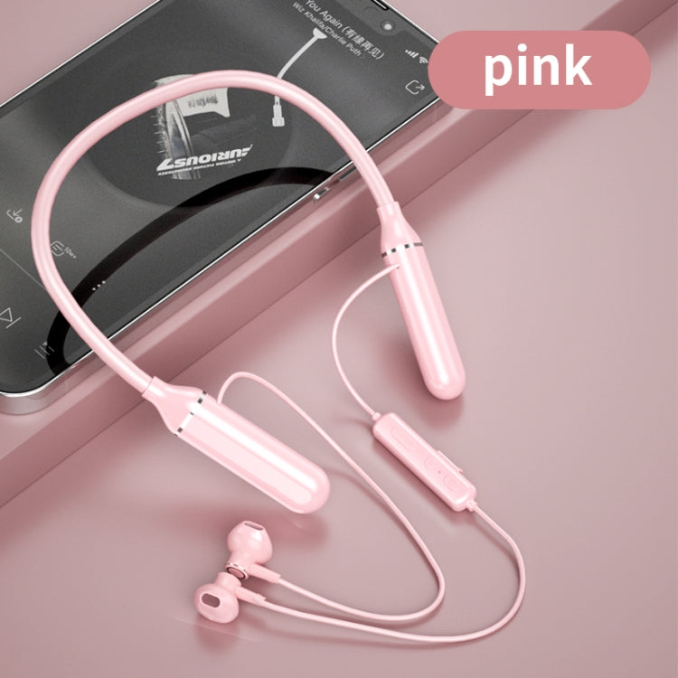 K1688 Neck-mounted Noise Cancelling IPX5 Sports Bluetooth Headphone(Pink) - HoMEdemic™ 