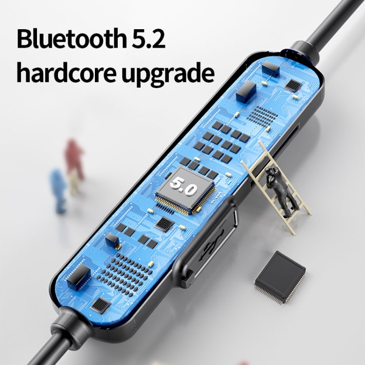 K1688 Neck-mounted Noise Cancelling IPX5 Sports Bluetooth Headphone(Blue) - HoMEdemic™ 