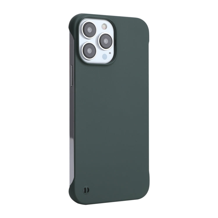 For iPhone 13 Pro Max ENKAY Matte Frameless Hard PC Case (Dark Green) - HoMEdemic™ 