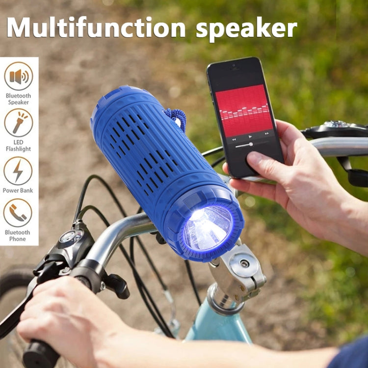 T&G TG312 LED Outdoor Portable Multifunctional Wireless Bluetooth Speaker(Green) - HoMEdemic™ 