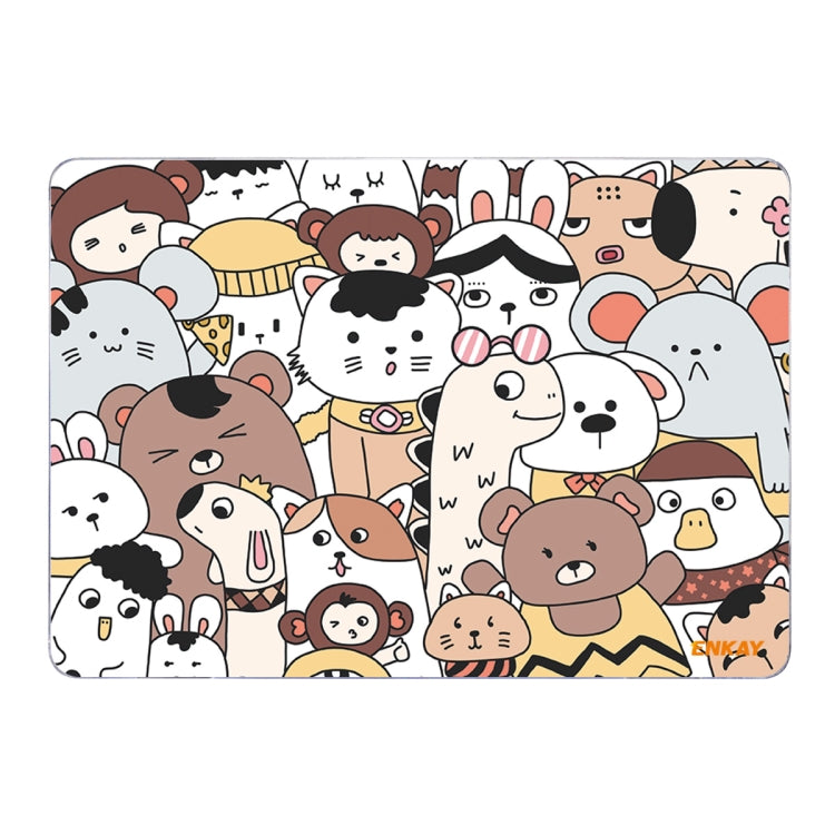 For MacBook Air 13.3 inch A1932 / A2179 / A2337 ENKAY Animal Series Pattern Laotop Protective Crystal Case(Animals No.1) - HoMEdemic™ 