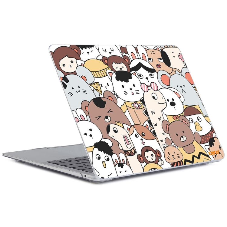 For MacBook Air 13.3 inch A1932 / A2179 / A2337 ENKAY Animal Series Pattern Laotop Protective Crystal Case(Animals No.1) - HoMEdemic™ 