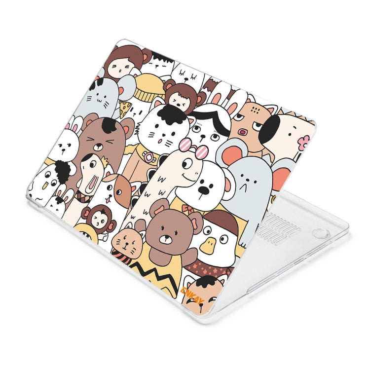 For MacBook Air 13.3 inch A1932 / A2179 / A2337 ENKAY Animal Series Pattern Laotop Protective Crystal Case(Animals No.1) - HoMEdemic™ 