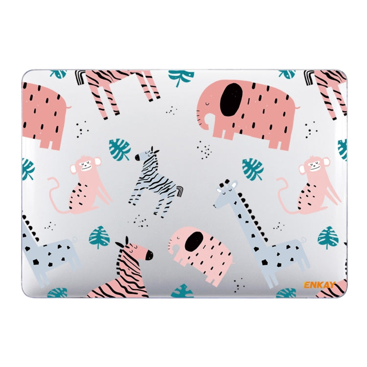 For MacBook Air 13.3 inch A1932 / A2179 / A2337 ENKAY Animal Series Pattern Laotop Protective Crystal Case(Animals No.2) - HoMEdemic™ 