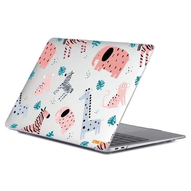 For MacBook Air 13.3 inch A1932 / A2179 / A2337 ENKAY Animal Series Pattern Laotop Protective Crystal Case(Animals No.2) - HoMEdemic™ 