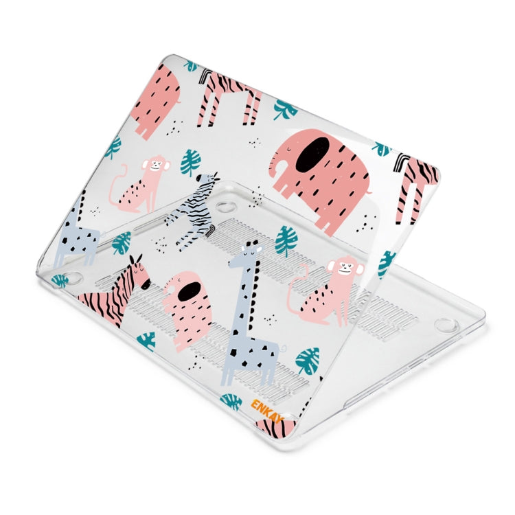For MacBook Air 13.3 inch A1932 / A2179 / A2337 ENKAY Animal Series Pattern Laotop Protective Crystal Case(Animals No.2) - HoMEdemic™ 