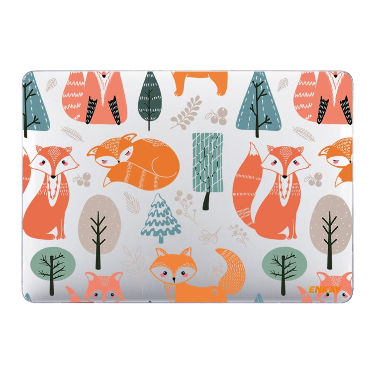 For MacBook Air 13.3 inch A1932 / A2179 / A2337 ENKAY Animal Series Pattern Laotop Protective Crystal Case(Fox) - HoMEdemic™ 