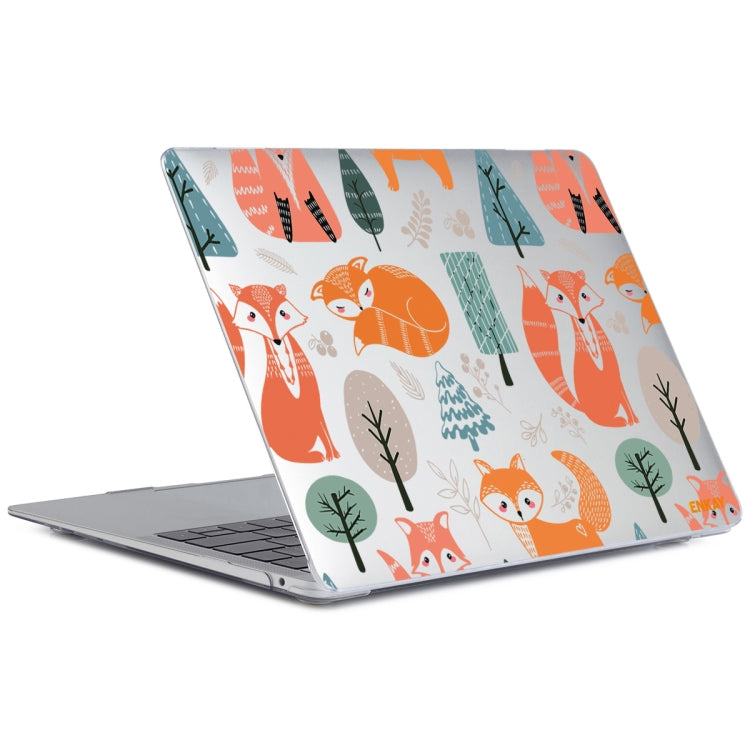 For MacBook Air 13.3 inch A1932 / A2179 / A2337 ENKAY Animal Series Pattern Laotop Protective Crystal Case(Fox) - HoMEdemic™ 