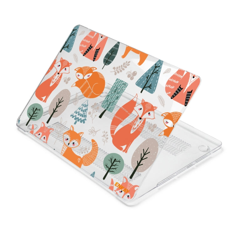 For MacBook Air 13.3 inch A1932 / A2179 / A2337 ENKAY Animal Series Pattern Laotop Protective Crystal Case(Fox) - HoMEdemic™ 